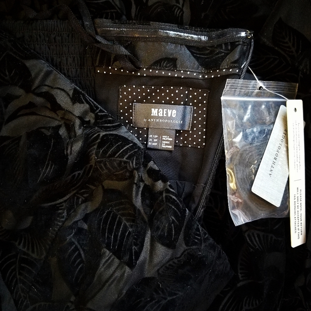 NWT ANTHROPOLOGIE JACQUARD RETRO DRESS - Picture 8 of 9